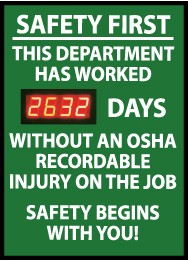 Safety First This Department... Digital Scoreboard (#DSB4)