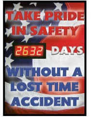 Take Pride In Safety Digital Scoreboard (#DSB50)
