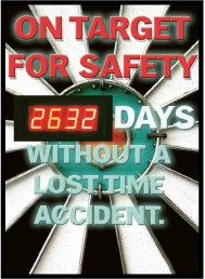 On Target For Safety Digital Scoreboard (#DSB51)
