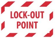 Lock-Out Point Machine Label (#EPA4AP)