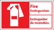 Fire Extinguisher Spanish Sign (#FBA3)