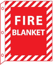 Fire Blanket 2-Vue Sign (#FBFMA)