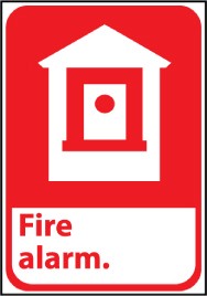 Fire Alarm Sign (#FGA2) 