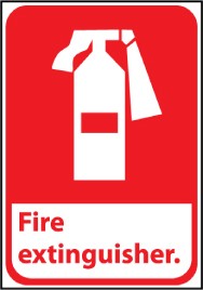 Fire Extinguisher Sign (#FGA3)