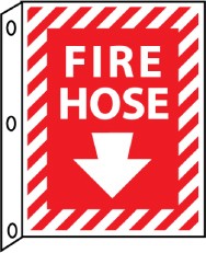 Fire Hose 2-Vue Sign (#FHFMA)