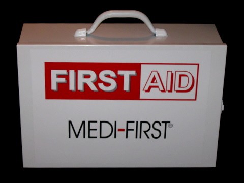 First Aid Cabinet, 2-shelf, empty (#723MTMSD)