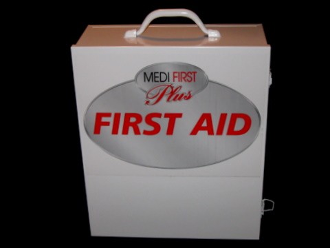 First Aid Cabinet, 3-shelf, empty (#712MTM)