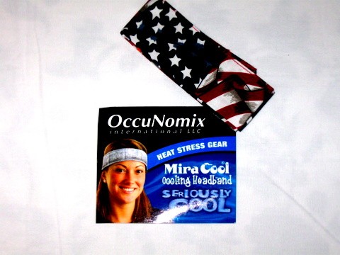 MiraCool Headband, Wavy Flag (#954-WAV)