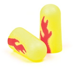 3M E-A-Rsoft Yellow Neon Blasts Earplugs, no cord (#312-1252)