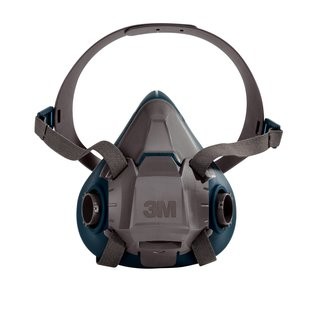 3M™ Rugged Comfort Half Facepiece Reusable Respirator, Medium (#6502)