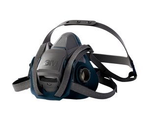 3M™ Rugged Comfort Quick Latch Half Facepiece Reusable Respirator , Medium (#6502QL)