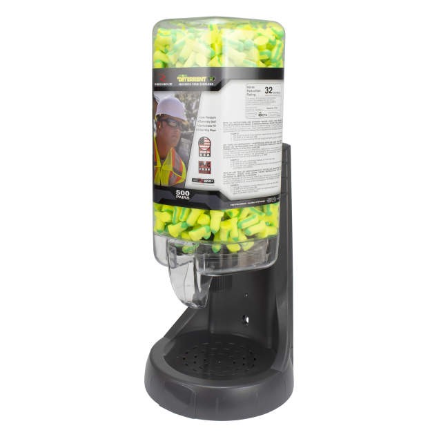 Radians 500 Pair Refillable Dispenser with Deterrent™ FP34 Plugs (#FPD-500L94)