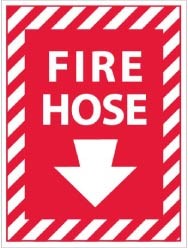 Fire Hose Sign (arrow) (#FPH)