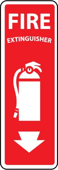 Fire Extinguisher Sign (#FX122)