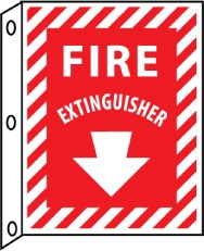 Fire Extinguisher 2-Vue Sign (#FXFMA)