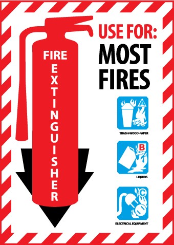 Fire Extinguisher Class Marker (#FXPMABC)