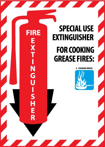 Fire Extinguisher Class Marker (#FXPMSK)