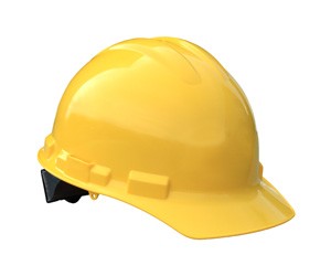 Granite Cap Style Hard Hat, Yellow, 4 point pinlock (#GHP4-YELLOW)