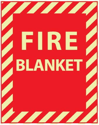 Fire Blanket Glow Sign (#GL147)
