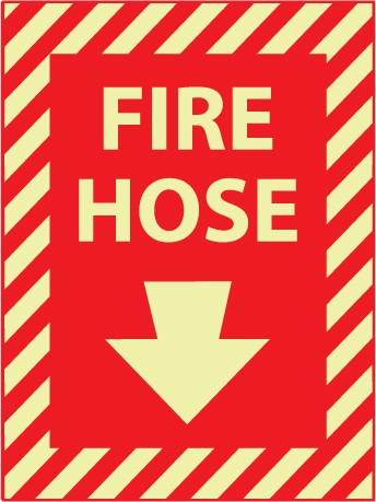 Fire Hose Glow Sign (#GL18)
