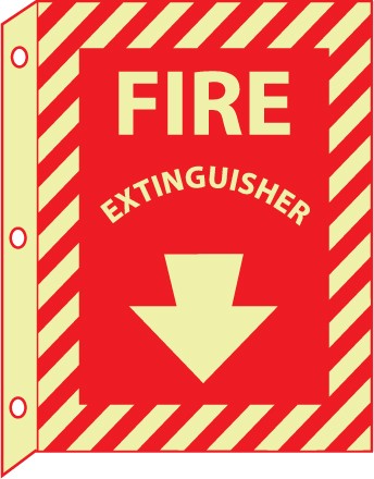 Fire Extinguisher Glow Sign (#GLTV20)