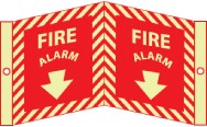 Fire Alarm Glow Visi-Sign (#GLV28)