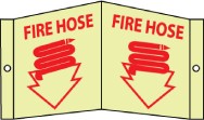 Fire Hose Glow Visi-Sign (#GLV32)