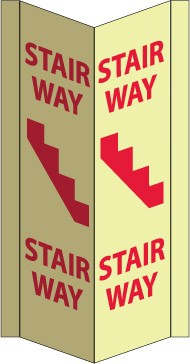 Stairway Glow Visi-Sign (#GLV46)