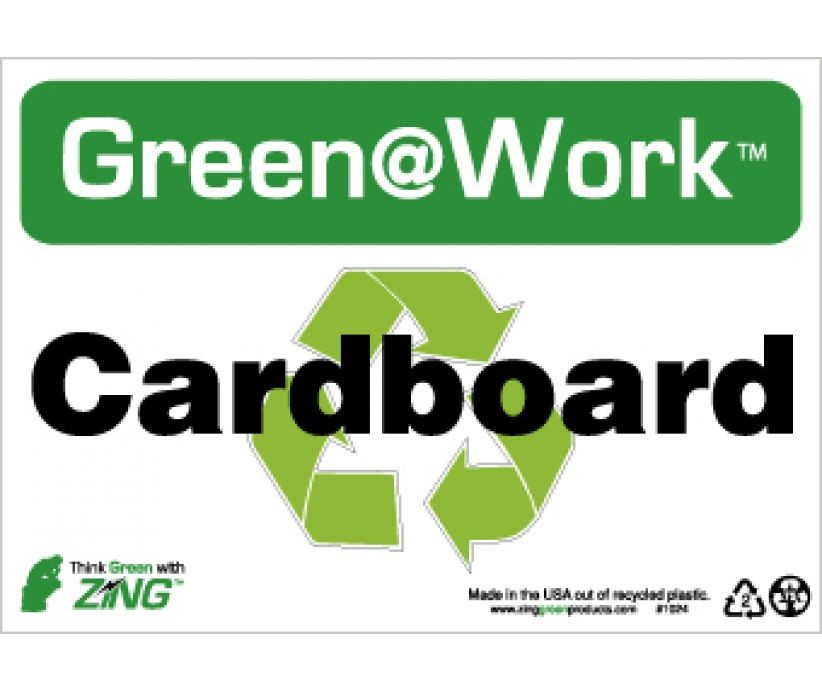 Cardboard Going Green Sign (#GW1024)