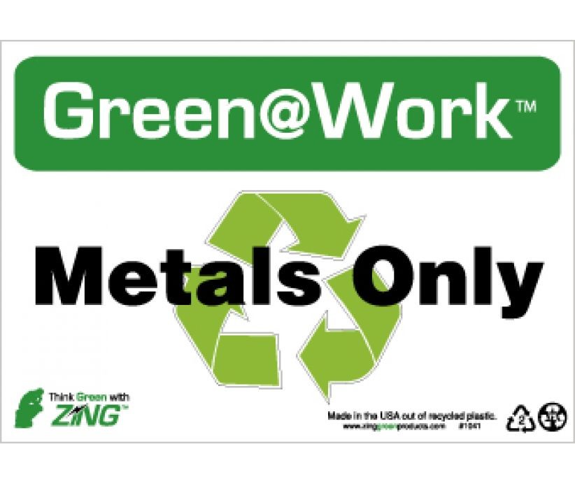 Metals Only Going Green Sign (#GW1041)