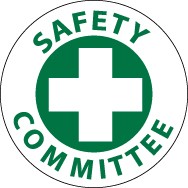 Safety Committee Hard Hat Emblem (#HH11)
