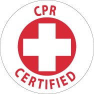 CPR Certified Hard Hat Emblem (#HH22)