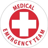 Medical Emergency Team Hard Hat Emblem (#HH48)
