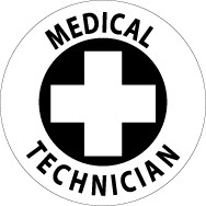 Medical Technician Hard Hat Emblem (#HH49)