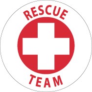 Rescue Team Hard Hat Emblem (#HH51)