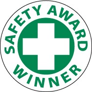 Safety Award Winner Hard Hat Emblem (#HH53)