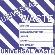 Universal Waste Label (#HW31AP)