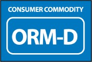 Consumer Commodity ORM-D Shipping Label (#HW32AL)
