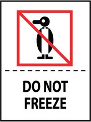 Do Not Freeze International Shipping Label (#IHL11AL)