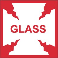 Glass International Shipping Label (#IHL4AL)