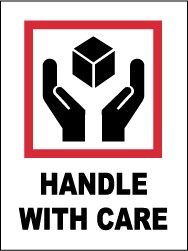 Handle With Care International Shipping Label (#IHL7AL)