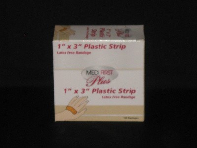 Plastic Strip Bandage, 1' x 3" (#P102033)
