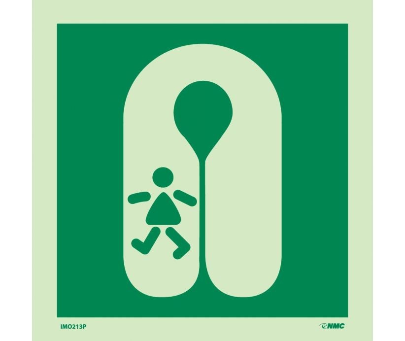 Symbol Life Jacket Child IMO Label (#IMO213)