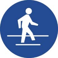 Use Pedestrian Route ISO Label (#ISO215AP)