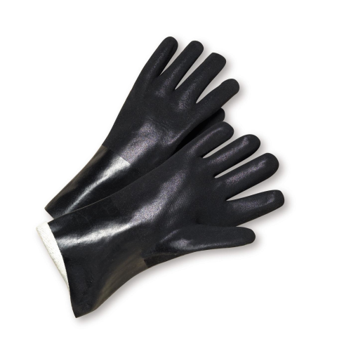  West Chester® PVC Dipped Glove with Jersey Liner and Rough Finish - 12"  (#J1027RF)