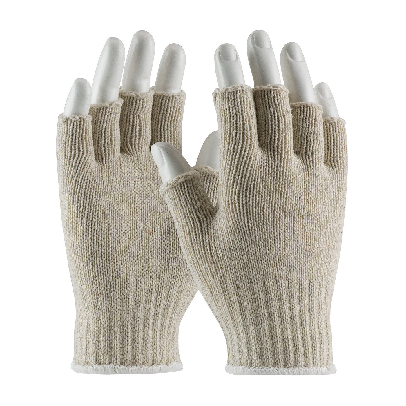 PIP® Premium Seamless Knit Cotton / Polyester Glove - Half-Finger  (#K708SF)