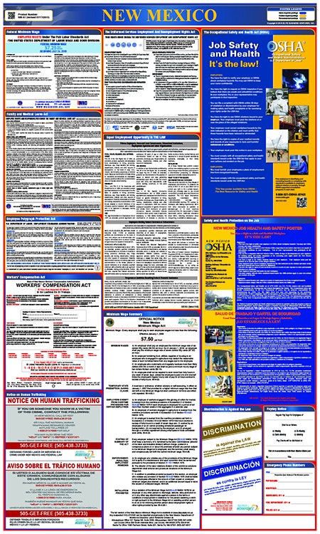 New Mexico Labor Law Poster (#LLP-NM)