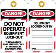 Do Not Operate Equipment L/O Tag (#LOTAG11)