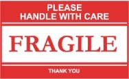 Please Handle With Care Fragile Shipping Label (#LR05AL)