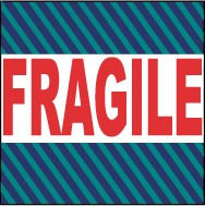 Fragile Shipping Label (#LR14AL)